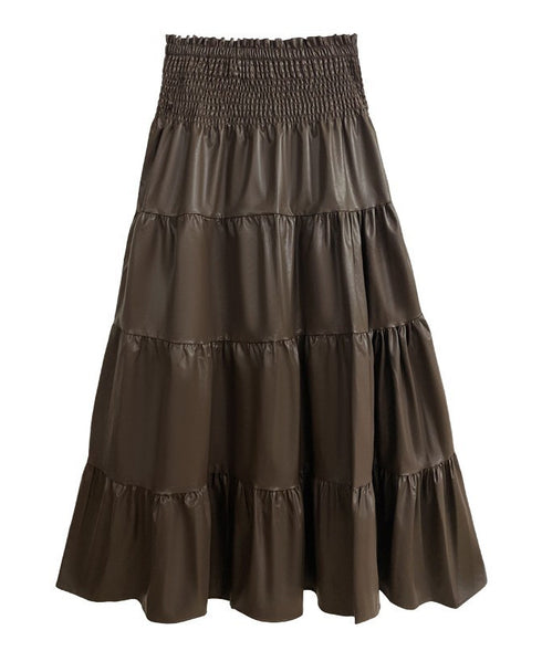 Gathering Flare Skirt